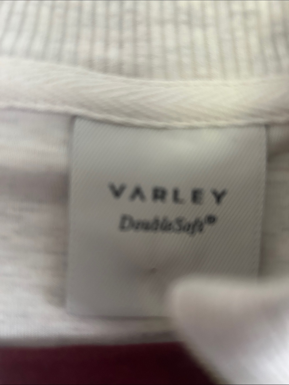 Varley Heathered Light Gray Sleeveless Half-Zip Sweatshirt - Picture 3 of 3